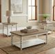 Liberty Furniture Turnberry Park 3-Piece Toasted Oat/Washed White Occasional Table Set-1