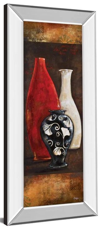 Classy Art Eastern Bazaar I by Loretta Linza Mirror Framed Wall Art-1