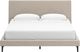 Signature Design by Ashley® Cielden Soft Gray King Upholstered Panel Bed-1