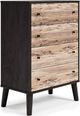 Signature Design by Ashley® Piperton 5-Piece Two-Tone Brown/Black Full Panel Platform Bed Set-3