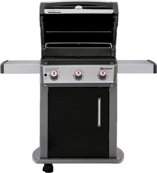 Weber® E-310™ 3-Burner Black Freestanding Liquid Propane Gas Grill-1