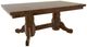 Mavin Customizable Rectangular Plank Extendable Dining Table with 18" Leaf-0