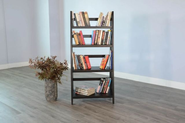 Sunny Designs™ Black Walnut 60" Folding Bookcase-1