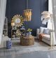 A & B Home Gold Metal Mirror-5
