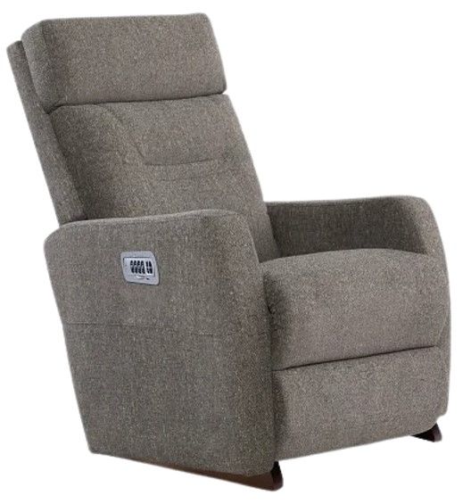 La-Z-Boy® Lennon Quarry Power Rocking Recliner with Headrest and Lumbar-0