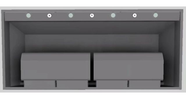 Vent-A-Hood® Designer Series 54" Gunsmoke Wall Mounted Range Hood-3