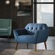 Olliix by INK+IVY Blue Newport Lounge Chair-4