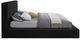 Meridian Furniture Dorian Black Queen Upholstered Panel Bed-2