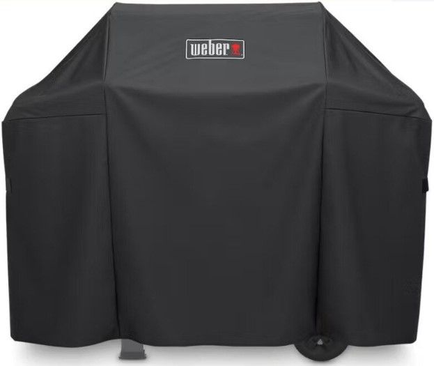 Weber® 300 Series Black Premium Grill Cover-0