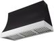 AGA Marquee 48" Matte Black Wall Mounted Range Hood  with Polished Chrome Trim-0