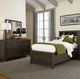 Liberty Furniture Thornwood Hills 3-Piece Rock Beaten Brown Full Youth Bookcase Bedroom Set-1