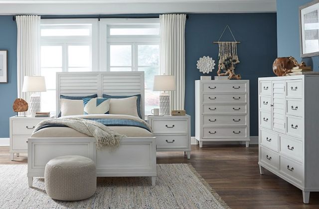 American Woodcrafters 1210 Dunescape 3 Pieces White Bedroom Set-0