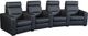 Salamander Designs® TC3 AV Basics Black Wedge Power Reclining Theater Seating-0