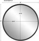 Uttermost® Dawsyn Aged Black Round Mirror-2
