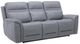Liberty Furniture Cooper 3-Piece Blue Gray Leather Power Reclining Living Room Seating Set-2