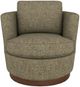 Best® Home Furnishings Customizable Tina Swivel Chair with Dark Walnut Legs-1