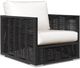 Enclover Chestnut Black/White Club Chair-0