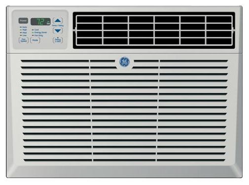 GE® 115 Volt Electronic Room Air Conditioner-Gray-0