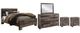 Benchcraft® Derekson 5-Piece Multi Gray Queen Panel Bed Set-0