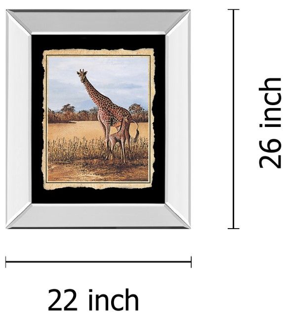 Classy Living Giraffe Meadow Bond Wall Art-2