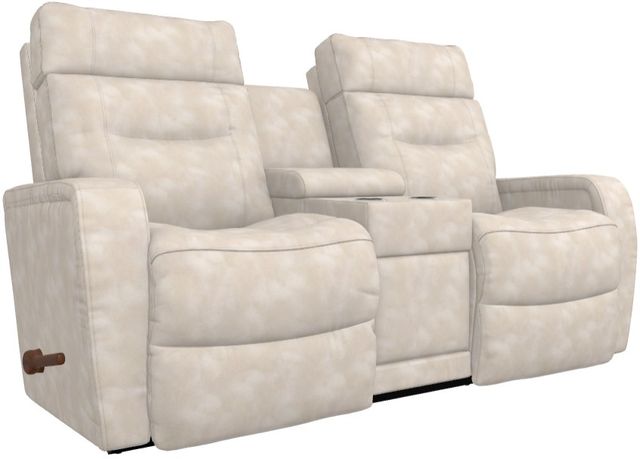 La-Z-Boy® Baron Taupe Manual Wall Reclining Loveseat with Console-0