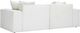 TOV Furniture Mindy Cream Modular Loveseat-4
