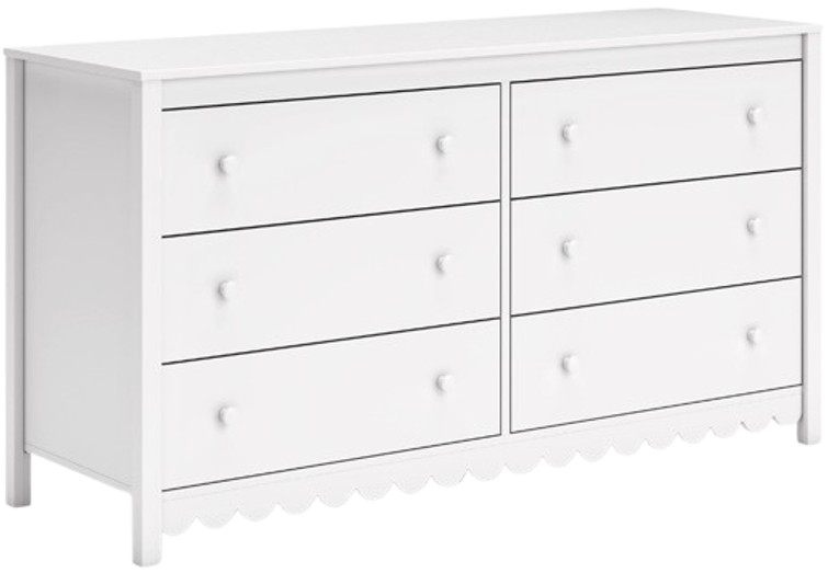 Signature Design by Ashley® Hallityn White Dresser | Big Sandy