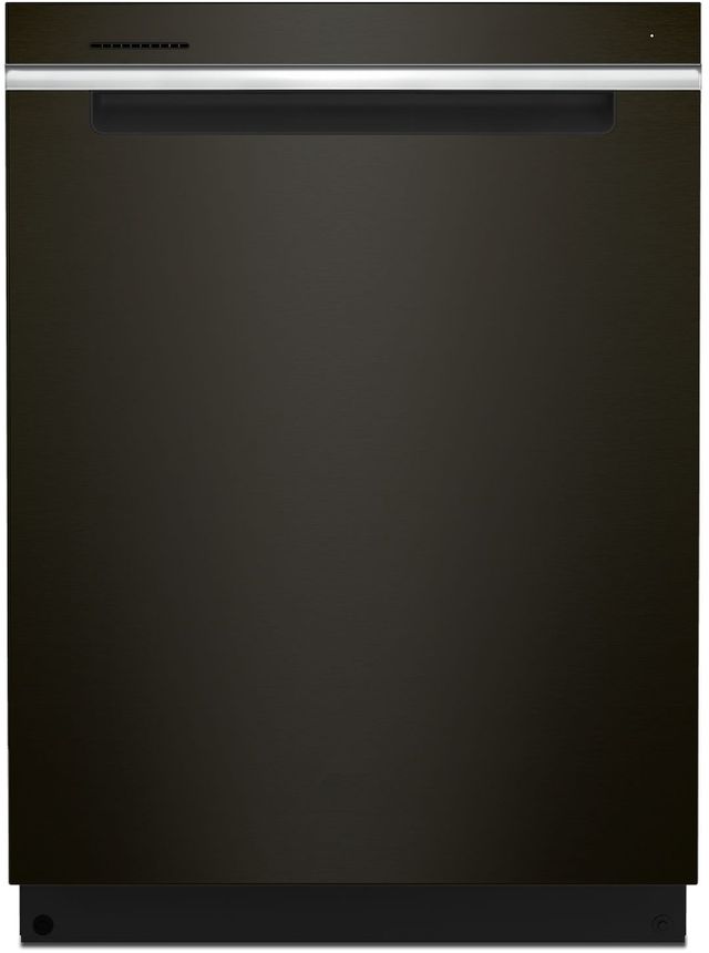 Lave-vaisselle encastré à commandes dissimulées de 24 po Whirlpool® - Acier inoxydable noir