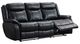 Mazin Furniture Paxton Black Reclining Sofa-1