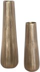 Uttermost® Vertiforge 2-Piece Antique Gold Vase Set-0