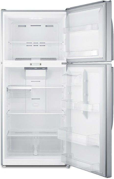 Summit® 30” 20.5 Cu. Ft. Stainless Steel Top Freezer Refrigerator-1