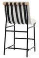 Steve Silver Co. Nicco 2-Piece Black-Eggshell Counter Stool-5