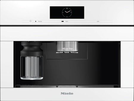 Miele 24" Brilliant White Built In Coffee Maker-0