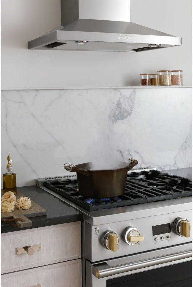 Monogram® 30" Stainless Steel Wall Mounted Range Hood-4