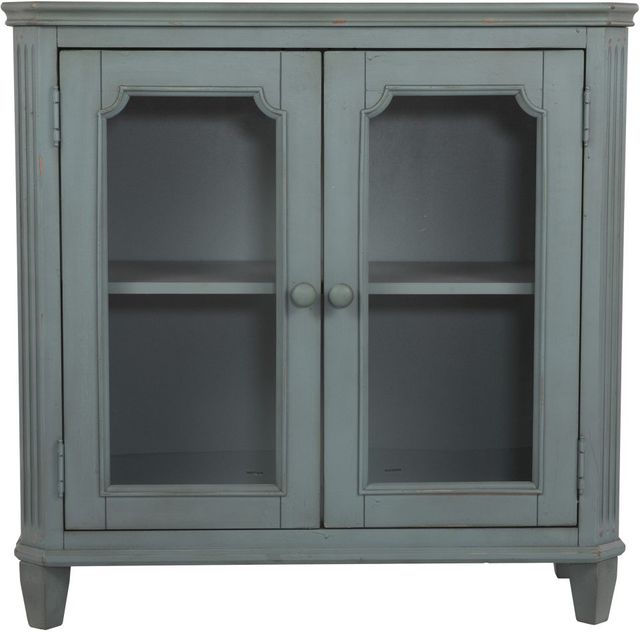 Signature Design by Ashley® Mirimyn Antique Teal Accent Cabinet-0