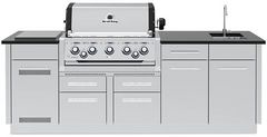 BBroil King® Imperial™ S 590iE 63" Black Liquid Propane Outdoor Kitchen Kit