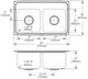 Elkay Lustertone® Classic Lustrous Satin 29" x 18" x 10" 3-Hole Equal Double Bowl Drop-In Sink-3