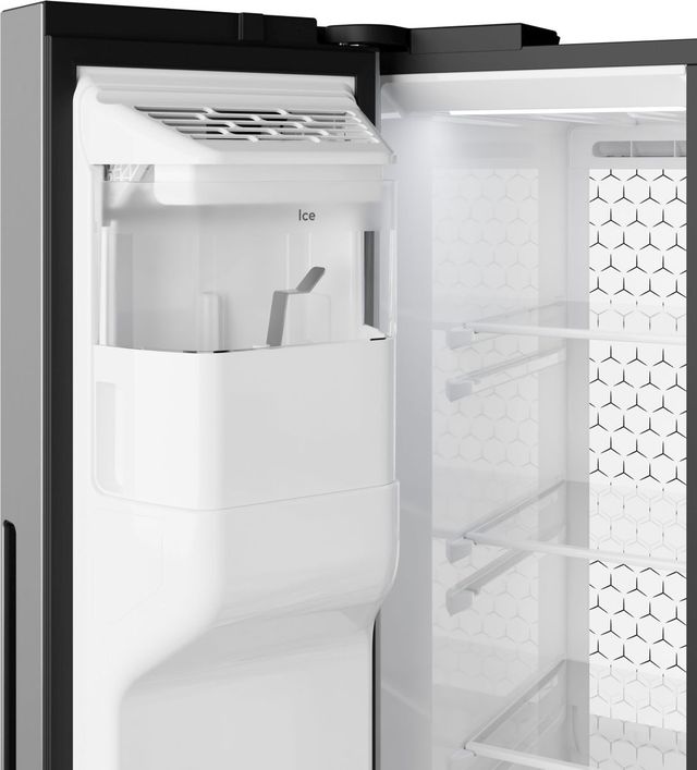 GE Profile™ ENERGY STAR® 36" 27.8 Cu. Ft. Fingerprint Resistant Stainless Steel Side-By-Side Refrigerator with Dual-Dispense AutoFill Pitcher and CustomSize™ Ice-2