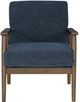 Signature Design by Ashley® Bixler Brown/Navy Accent Chair-1