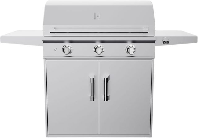 Induction Hardware 36" Stainless Steel Outdoor Built-In Induction Griddle with Cart-0