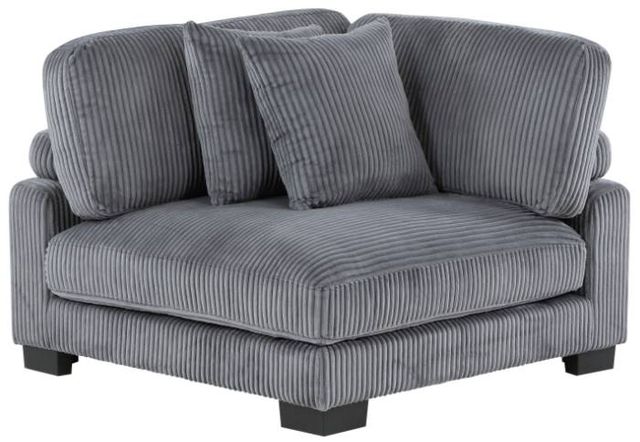 Homelegance® Traverse 2-Piece Plush Gray Modular Sectional with Ottoman-4