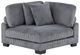 Homelegance® Traverse 2-Piece Plush Gray Modular Sectional with Ottoman-5
