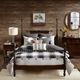 Olliix by Madison Park Signature Brown Queen Urban Cabin Cotton Jacquard Comforter Set-0