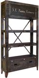 Horizon Home® Graffiti Dark Brown Bookcase-0