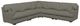 La-Z-Boy® Paxton 5-Piece Metal Sectional-0