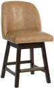 Signature Design by Ashley® Neymorton Brown/Dark Gray Leather Swivel Bar Stool-0