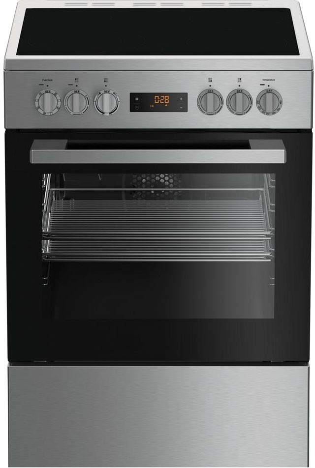 Whirlpool® 24" Stainless Steel Freestanding Electric Range with Air Fryer-0