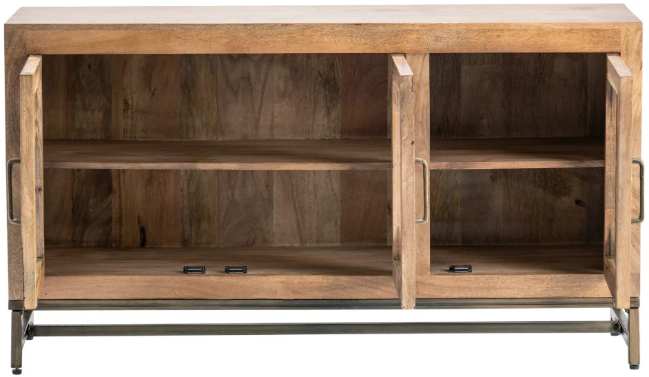 Crestview Collection Bengal Manor Media Credenza Sideboard