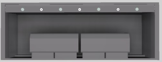 Vent-A-Hood® Designer Series 66" Gunsmoke Wall Mounted Range Hood-2
