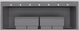 Vent-A-Hood® Designer Series 66" Gunsmoke Wall Mounted Range Hood-2